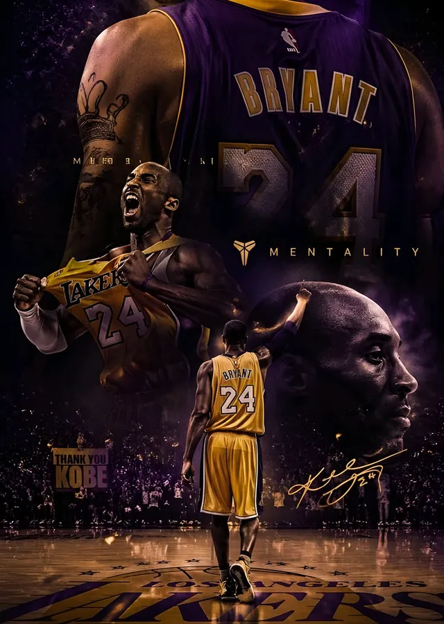 Kobe Bryant: Mamba Mentality Kolajı metal tablo
