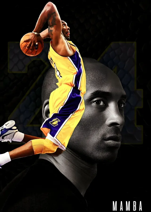 Kobe Bryant: Mamba Smaç metal tablo