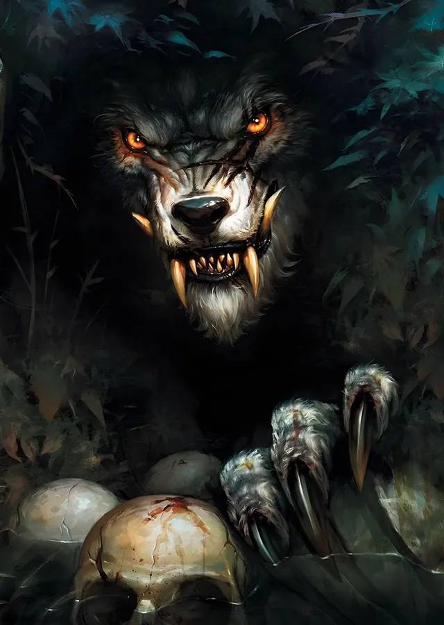 World of Warcraft - Worgen metal tablo