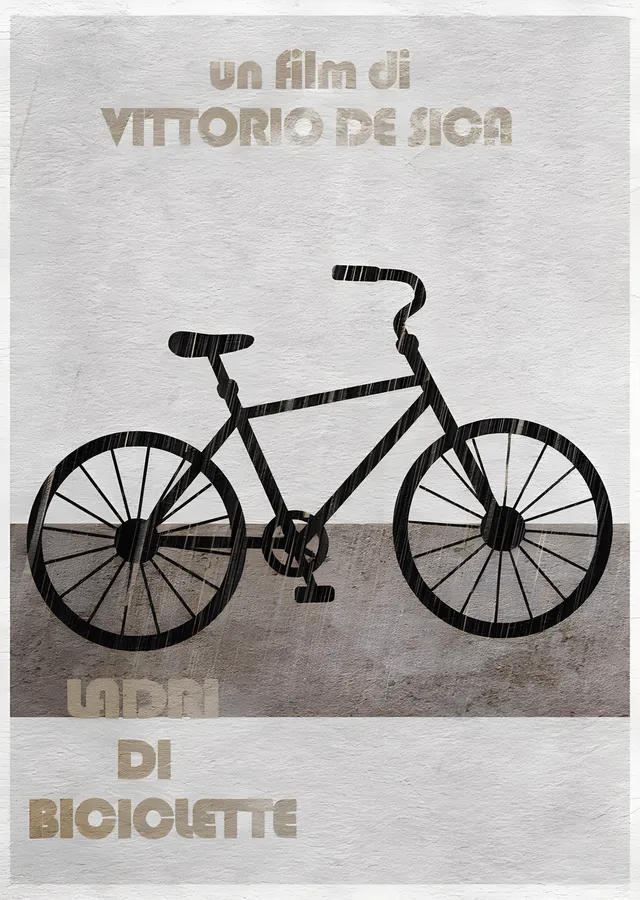 Ladri di Biciclette metal tablo