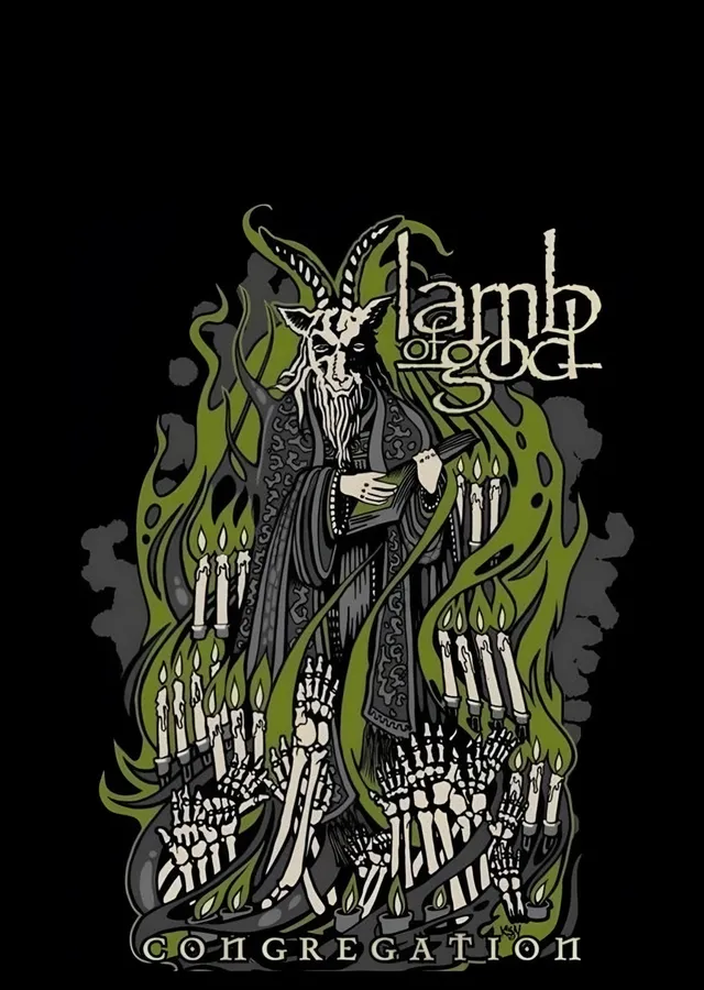 Lamb of God: Congregation Sunağında Keçi metal tablo