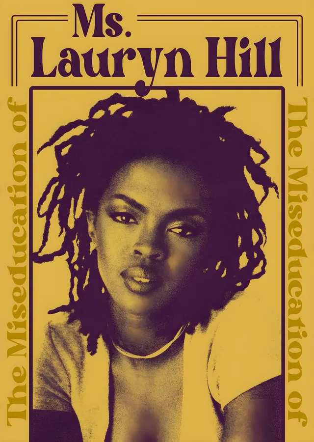 Lauryn Hill - The Miseducation metal tablo