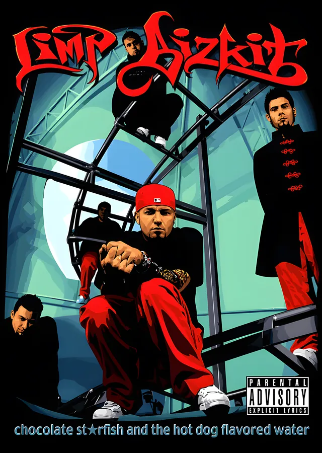 Limp Bizkit: Chocolate Starfish metal tablo
