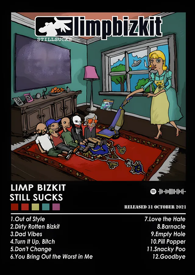 Limp Bizkit: Still Sucks metal tablo