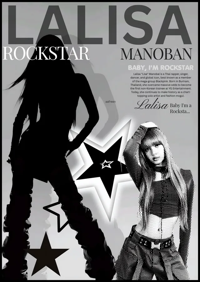 Lisa: Rockstar Dergi Posteri metal tablo