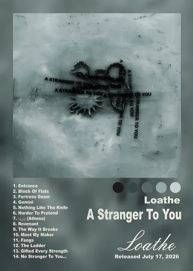 Loathe - A Stranger to You metal tablo