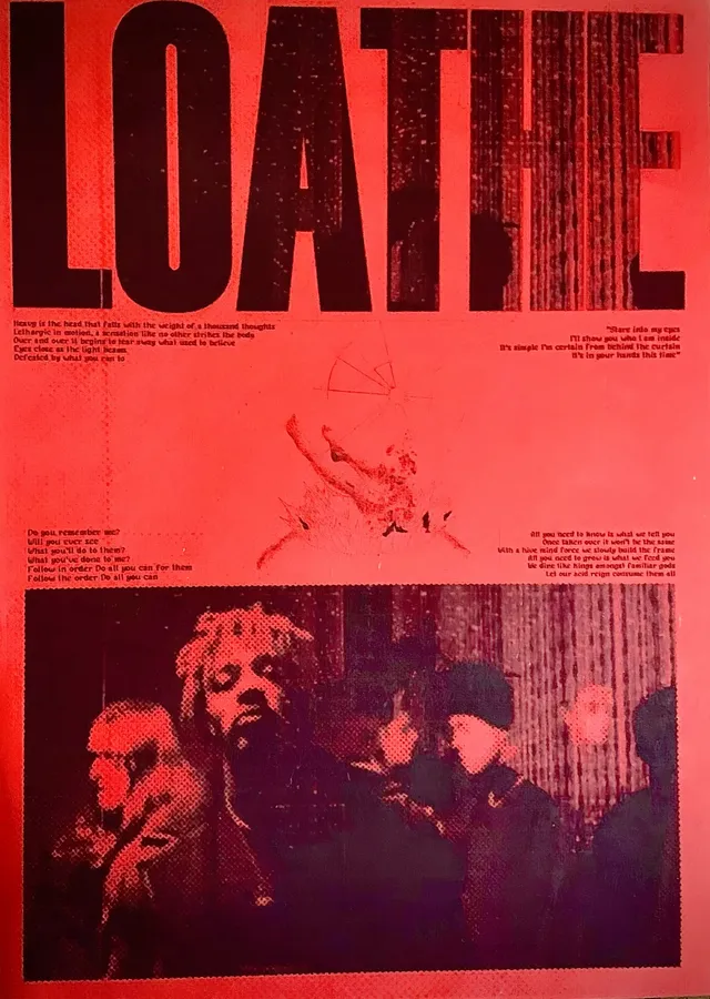 Loathe - Kızıl Poster metal tablo