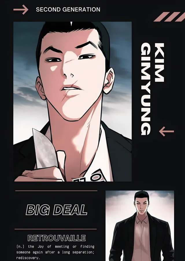 Lookism - Jake Kim metal tablo
