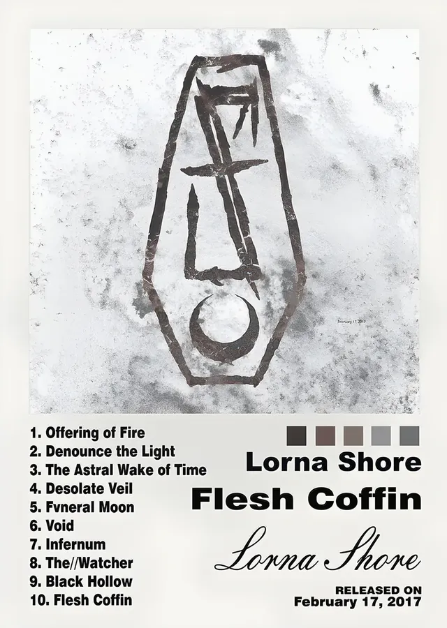 Lorna Shore - Flesh Coffin metal tablo