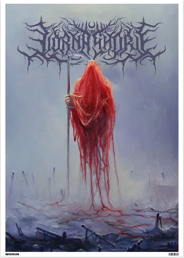 Lorna Shore - Kızıl Kefen metal tablo