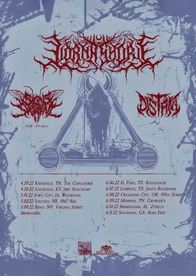 Lorna Shore - Turne Afişi metal tablo