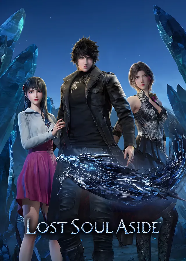 Lost Soul Aside: Kristal Zeminde Üçlü metal tablo