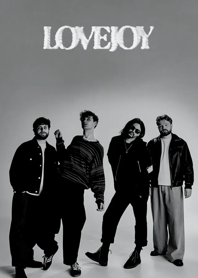 Lovejoy - Beyaz Zeminde Grup metal tablo