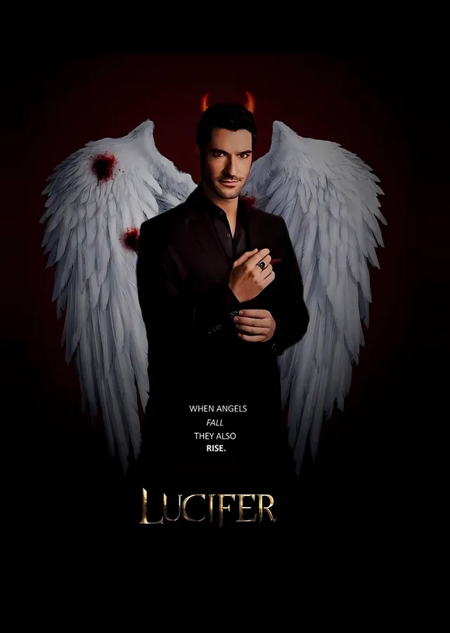 Lucifer: When Angels Fall They Also Rise metal tablo