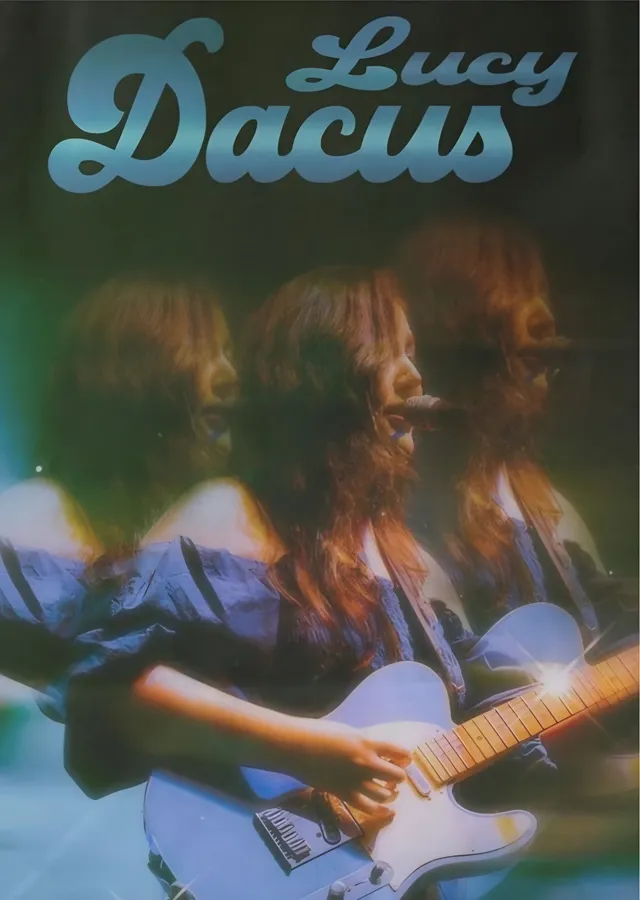 Lucy Dacus - Gitarla Sahne metal tablo