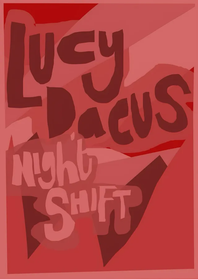 Lucy Dacus - Night Shift metal tablo