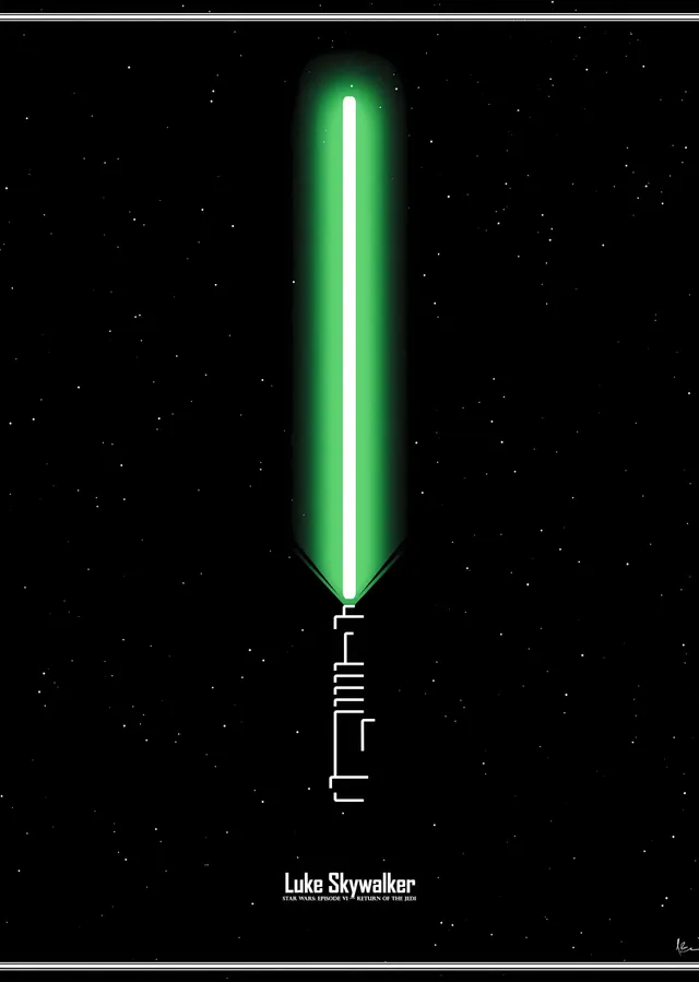 Luke Skywalker: Jedi Ustası metal tablo