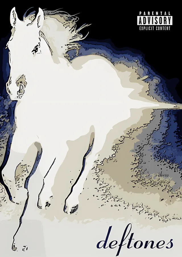 Deftones - White Pony metal tablo
