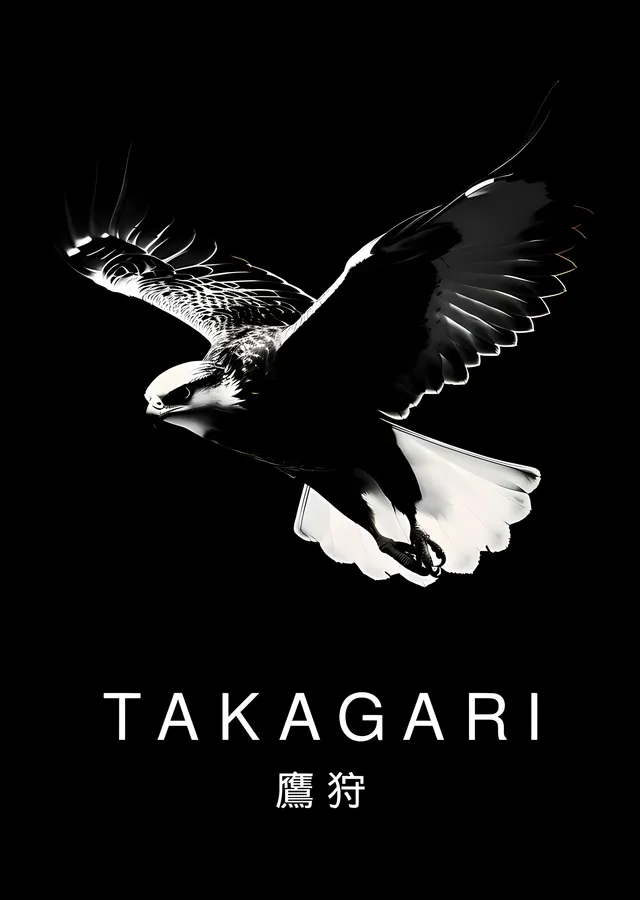 Takagari - Şahin Avcılığı metal tablo