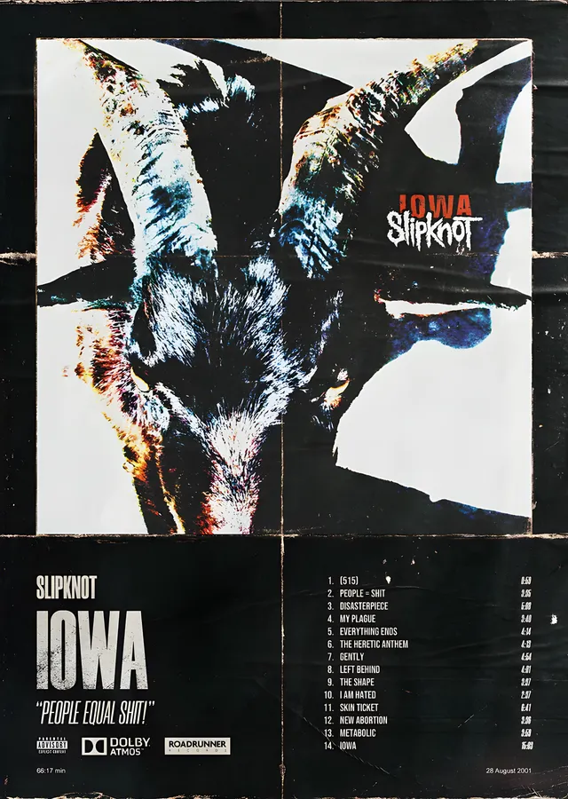 Slipknot - Iowa metal tablo