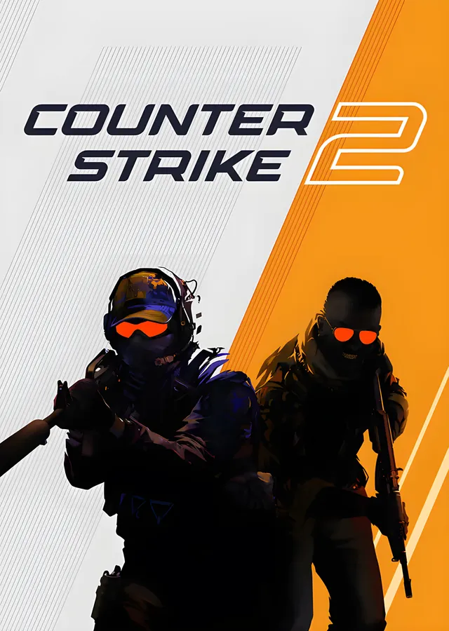 Counter-Strike 2 - Turuncu Köşegen metal tablo