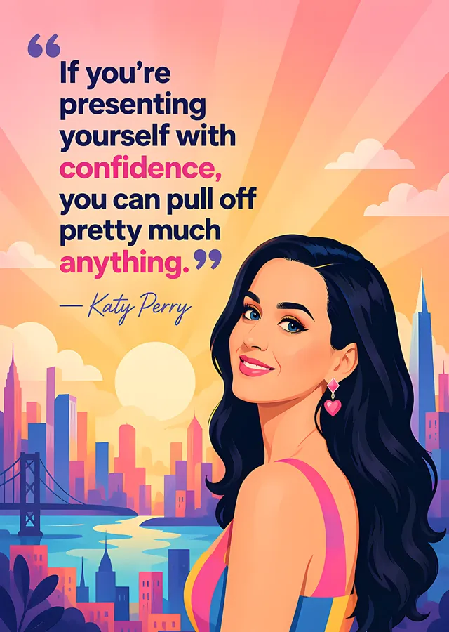 Katy Perry: Confidence metal tablo
