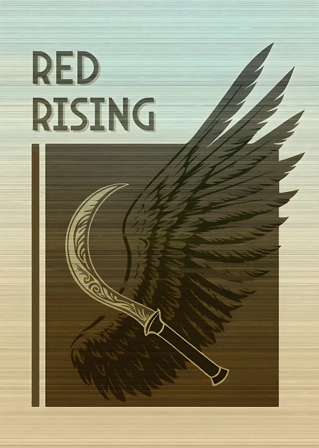 Red Rising - Tırpan ve Kanat metal tablo