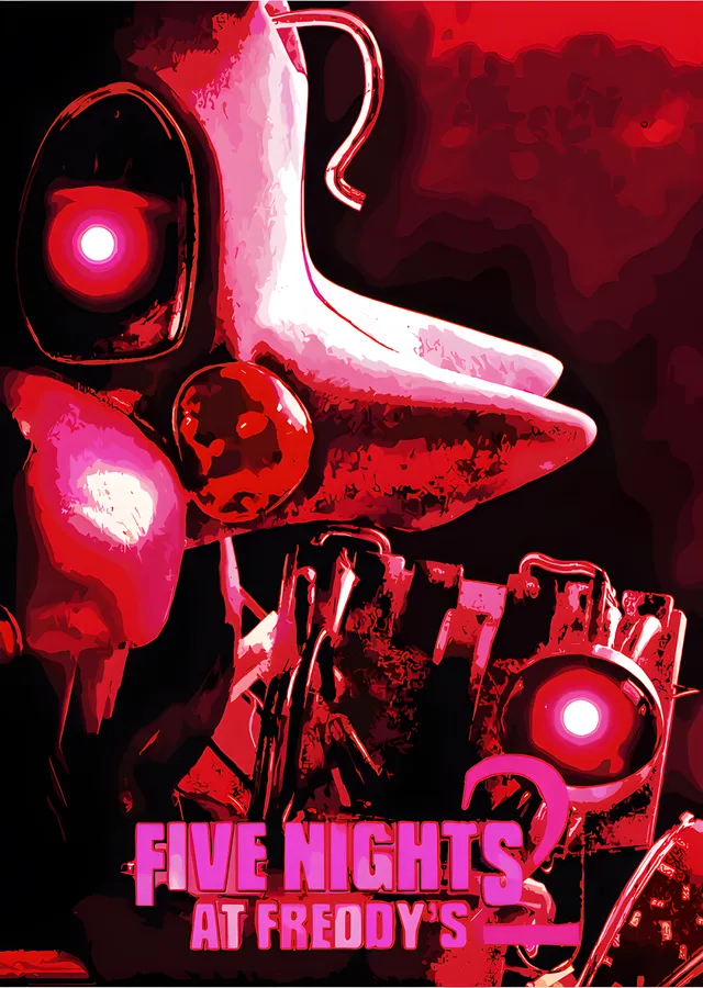 Five Nights at Freddy's 2 - Kızıl Animatronik metal tablo