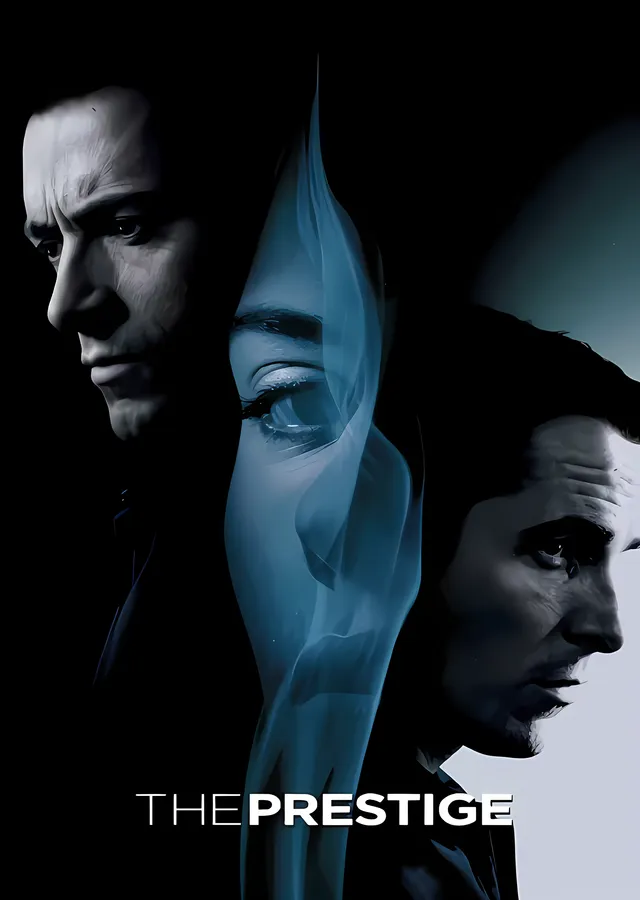 The Prestige - Angier ve Borden metal tablo