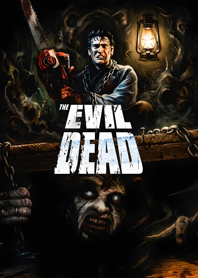 The Evil Dead - Ash Williams ve Balta metal tablo