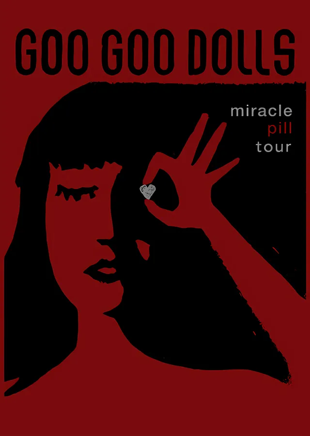 Goo Goo Dolls - Miracle Pill Tour metal tablo
