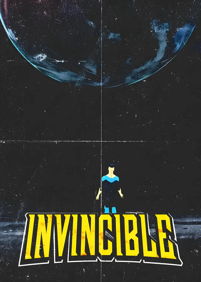 Invincible - Dünya'nın Altında Yalnız metal tablo