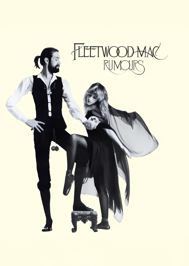 Fleetwood Mac - Rumours Silüeti metal tablo