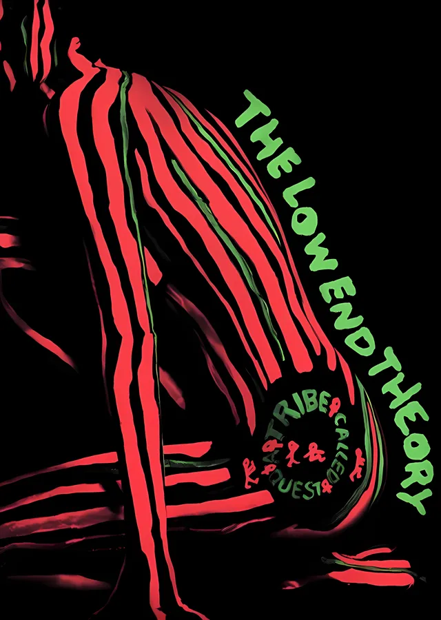 A Tribe Called Quest - The Low End Theory metal tablo