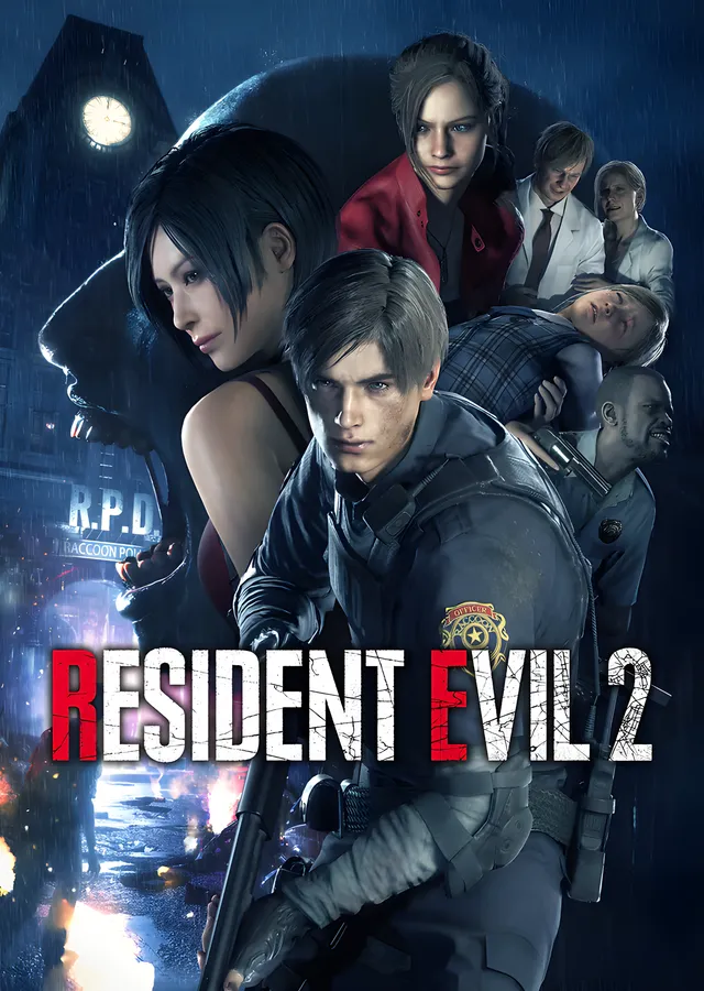 Resident Evil 2 metal tablo