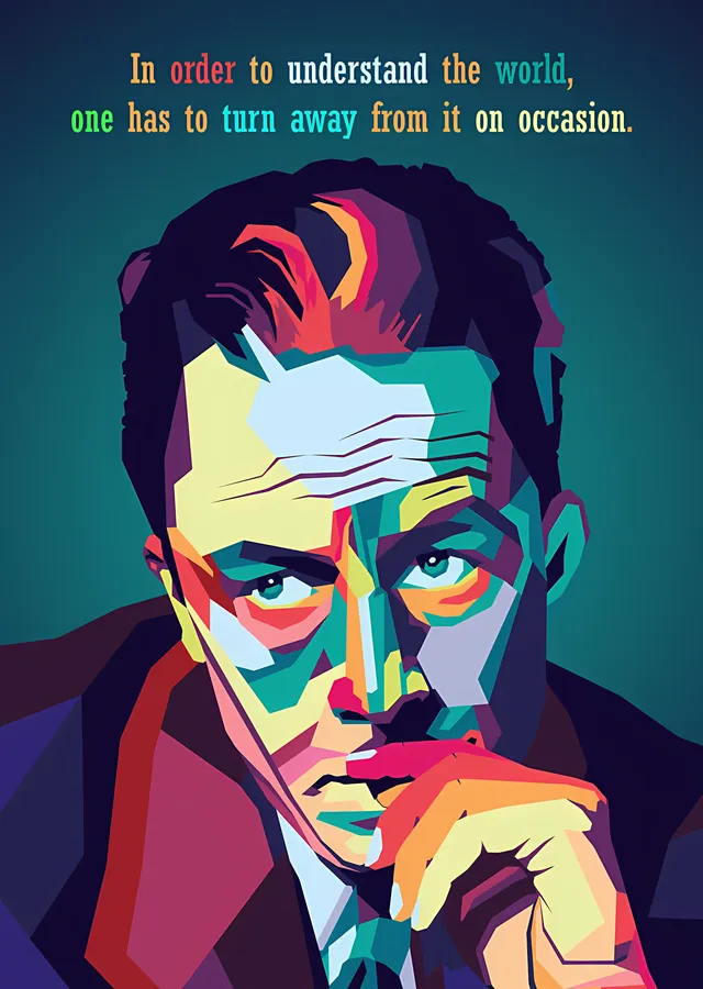Albert Camus - Dünyayı Anlamak Üzerine metal tablo