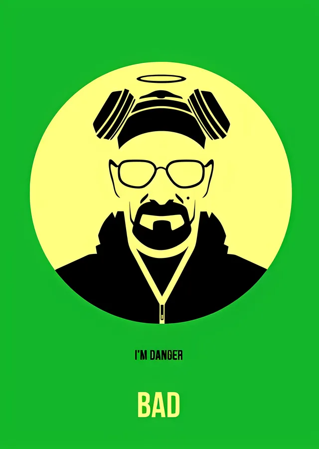 Breaking Bad: Heisenberg I'm Danger metal tablo