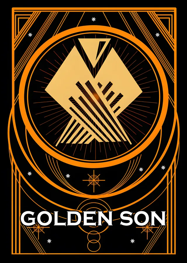 Golden Son - Amblem metal tablo