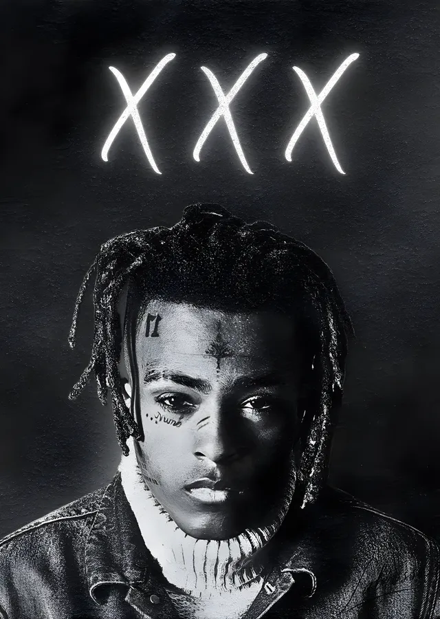 XXXTentacion - Koyu Zeminde Portre metal tablo