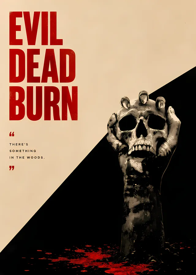 Evil Dead Burn - Topraktan Çıkan El metal tablo