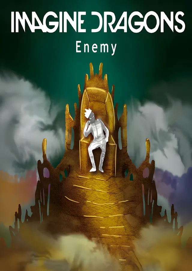 Imagine Dragons - Enemy Taht Sahnesi metal tablo