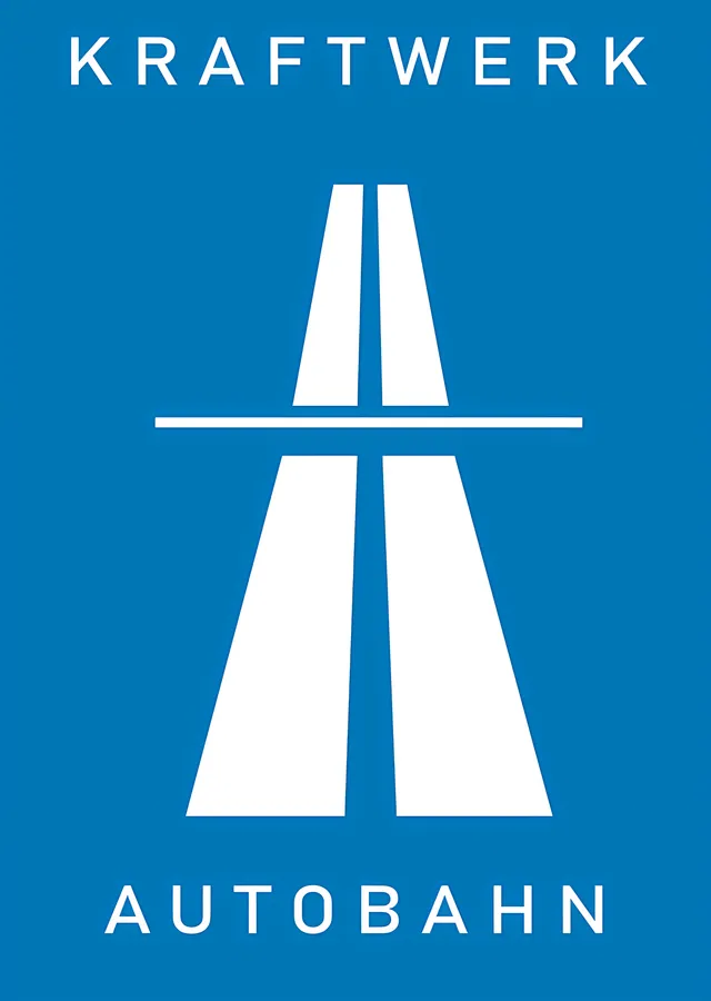Kraftwerk - Autobahn metal tablo
