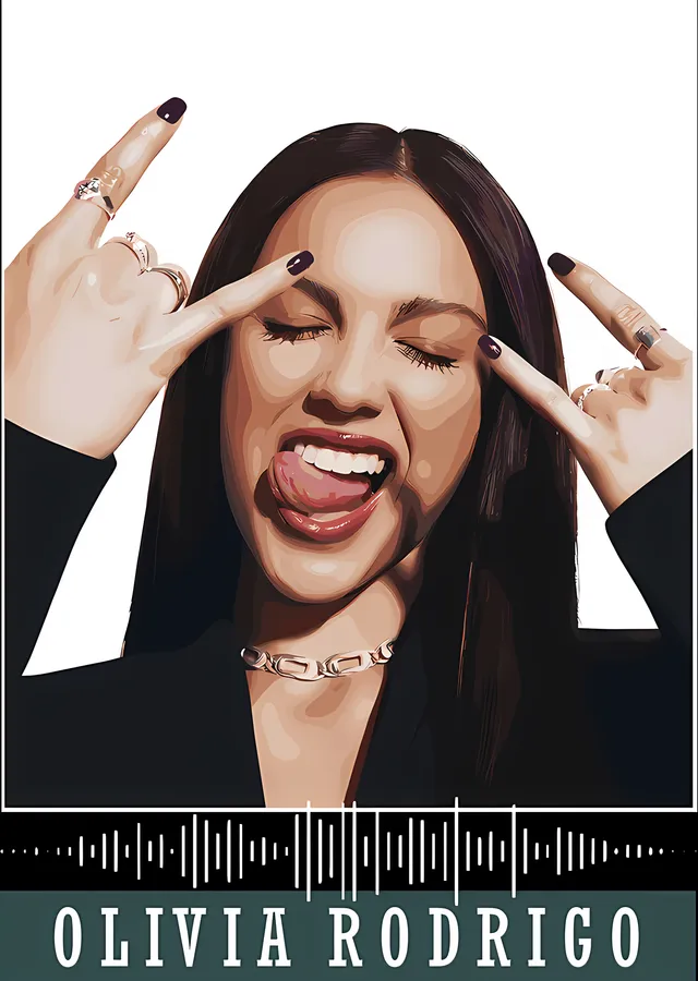 Olivia Rodrigo - Spotify Kodu metal tablo