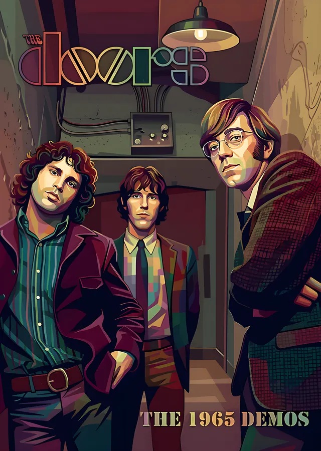 The Doors - The 1965 Demos metal tablo