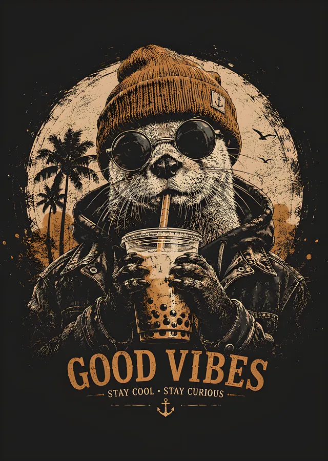 Good Vibes - Bere Takan Su Samuru metal tablo