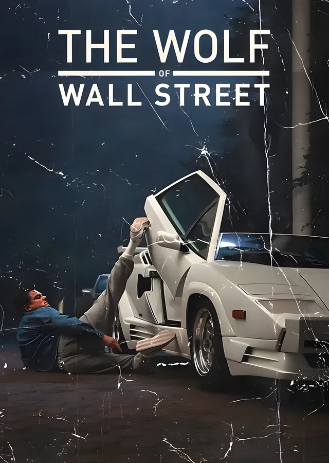 The Wolf of Wall Street metal tablo