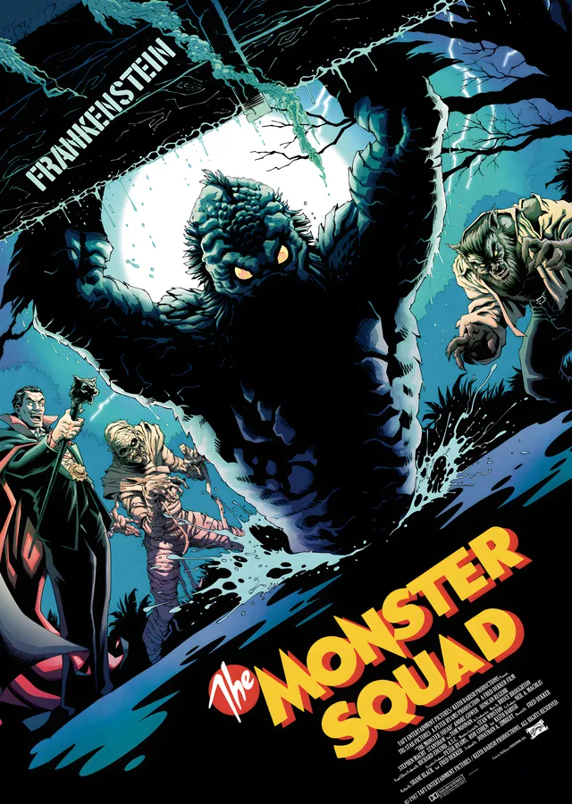 The Monster Squad - Klasik Canavarlar Buluşması metal tablo