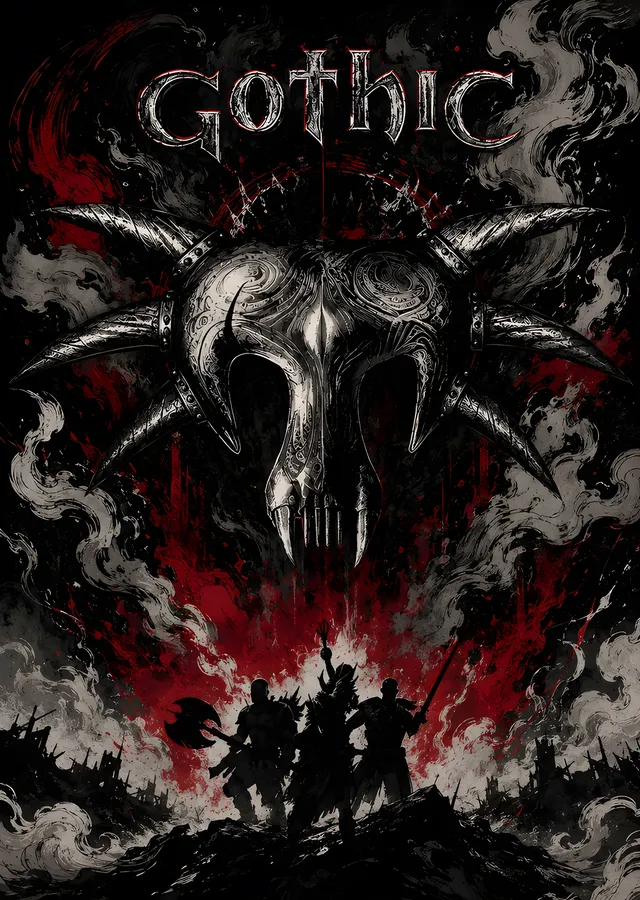 Gothic metal tablo