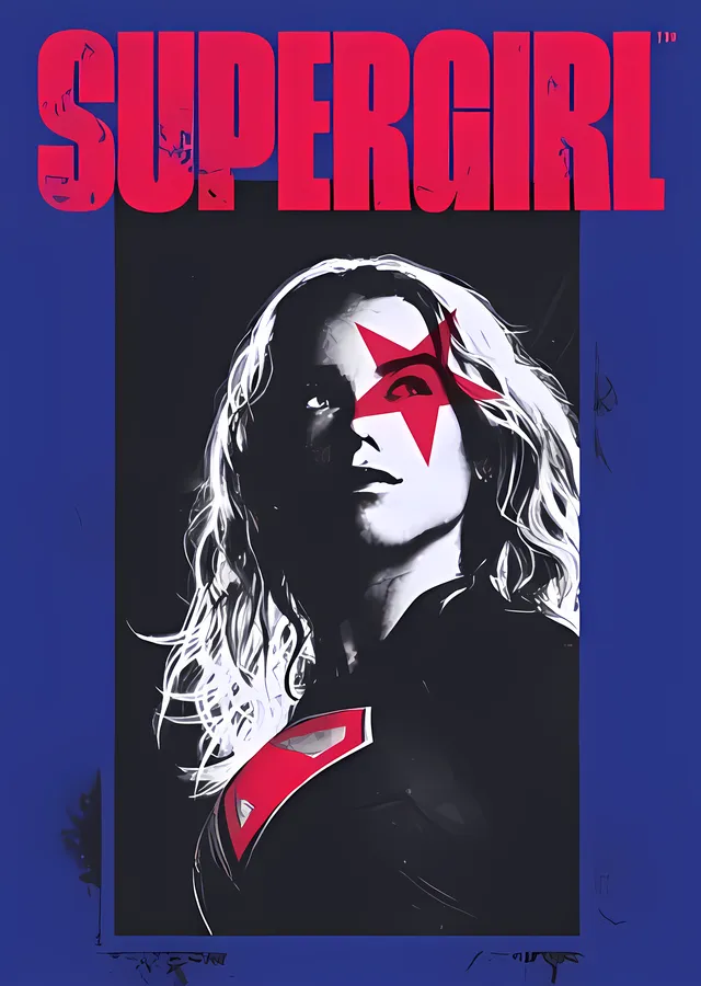 Supergirl: Starry-Eyed metal tablo