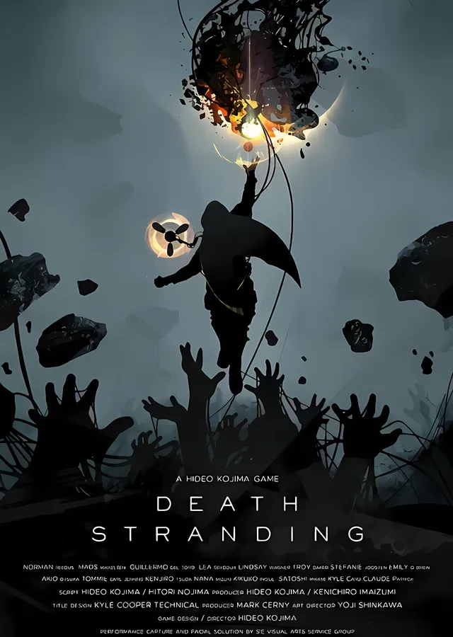 Death Stranding - Yükseliş metal tablo
